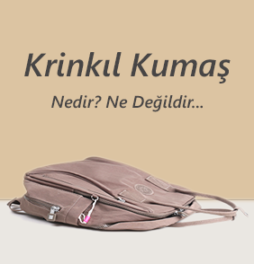 Krinkıl Kumaş Kadın Çantaları