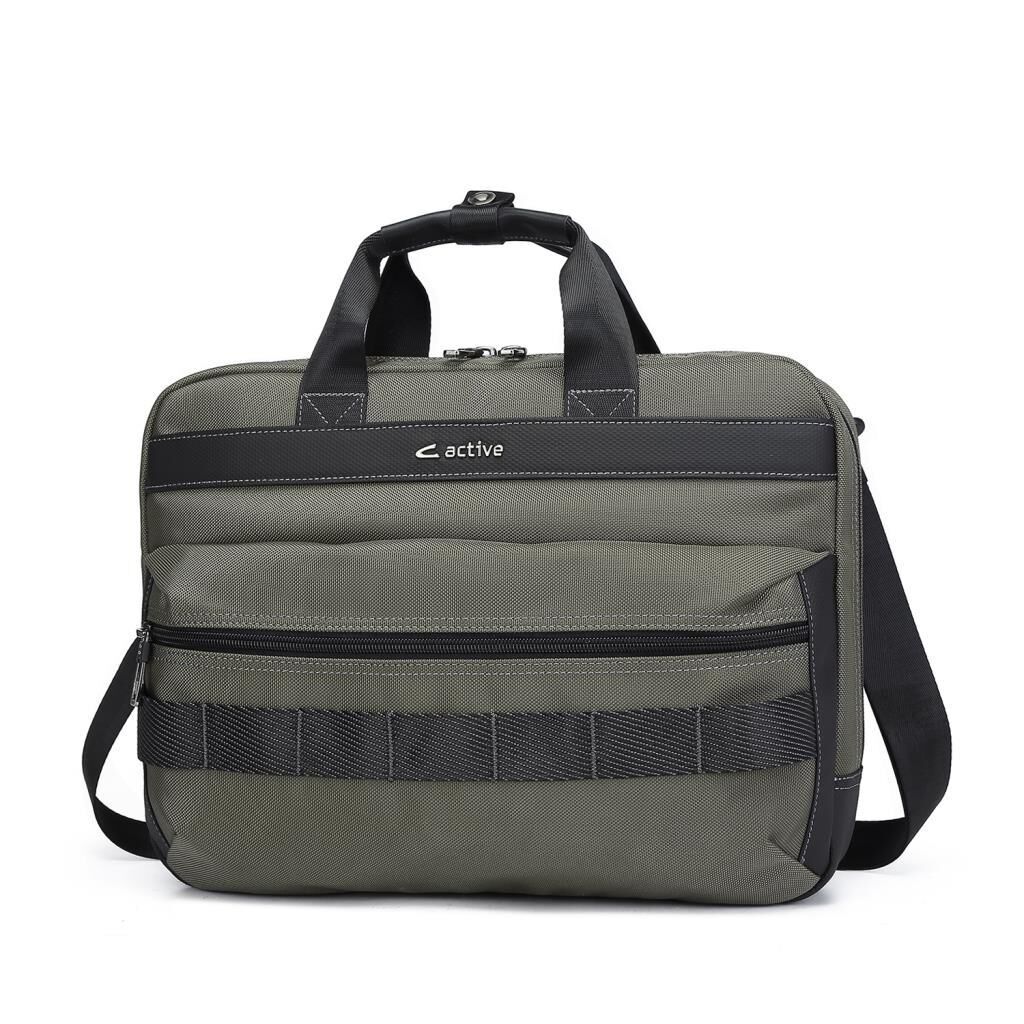 C-Active Erkek Evrak ve Laptop Çantası Oxford Kumaş 8740 Haki