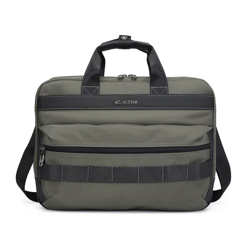 C-Active Erkek Evrak ve Laptop Çantası Oxford Kumaş 8740 Haki