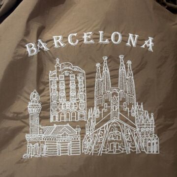 Büyük Boy Günlük veya Plaj Hafif Kadın Çanta 21-K Barcelona 29 Koyu Yeşil