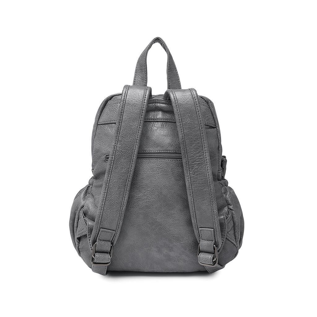 Yıkama Deri Sırt Askılı Kadın Çantası 21-K Barcelona 1902