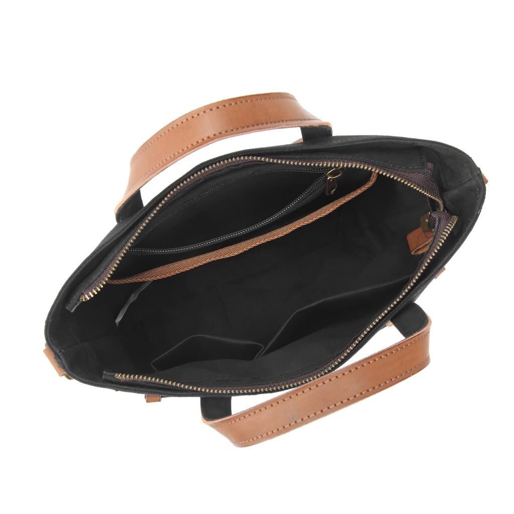 Kanvas Kumaş Kadın Çantası Elden Tutmalı Smart Bags 1328 Camel