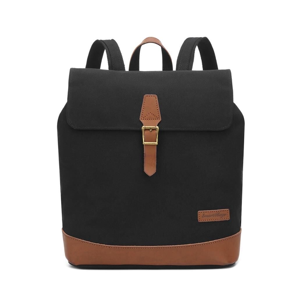 Kanvas Kumaş Kadın Sırt Çantası Smart Bags 1329 Siyah