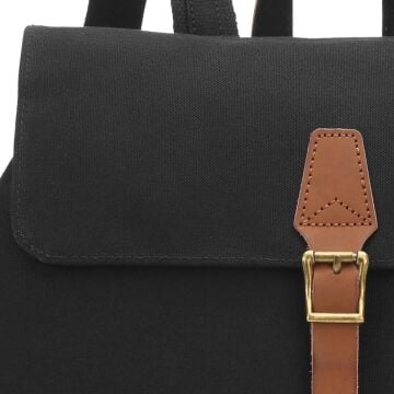 Kanvas Kumaş Kadın Sırt Çantası Smart Bags 1329 Siyah