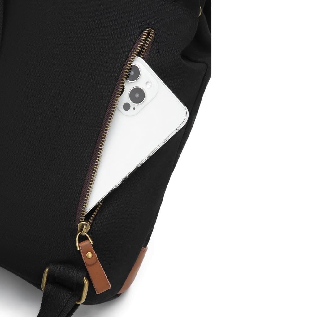 Kanvas Kumaş Kadın Sırt Çantası Smart Bags 1329 Siyah