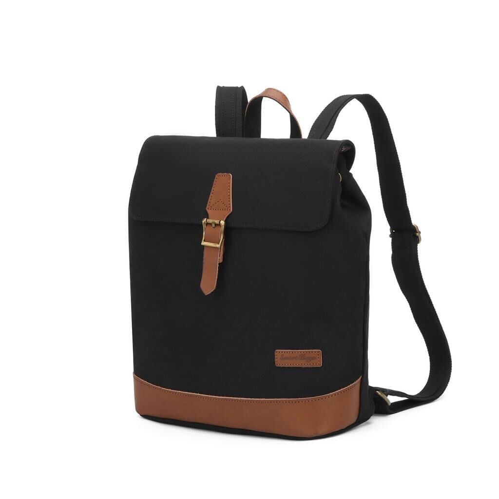 Kanvas Kumaş Kadın Sırt Çantası Smart Bags 1329 Siyah