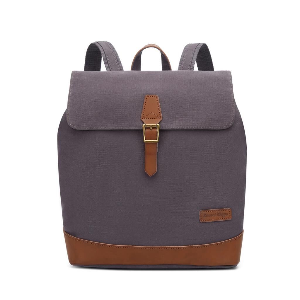 Kanvas Kumaş Kadın Sırt Çantası Smart Bags 1329 Kahve