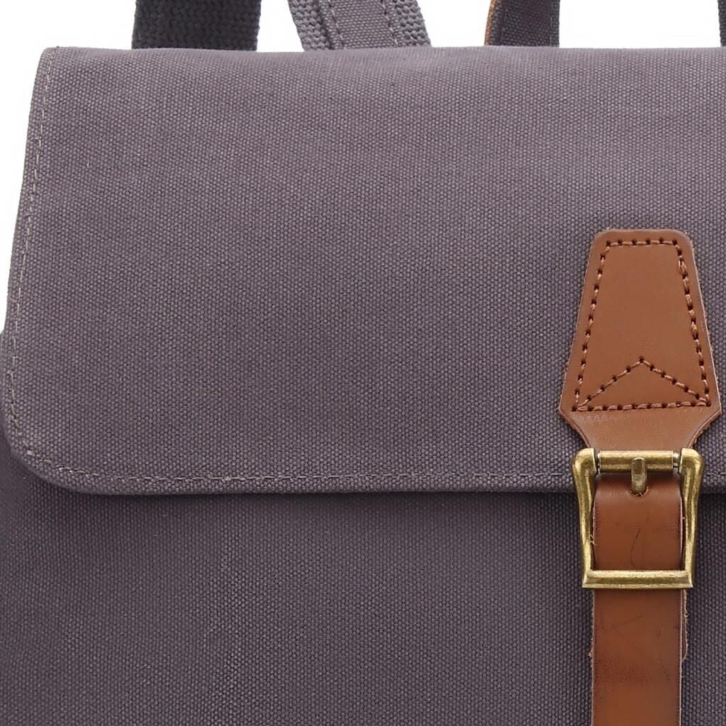 Kanvas Kumaş Kadın Sırt Çantası Smart Bags 1329 Kahve