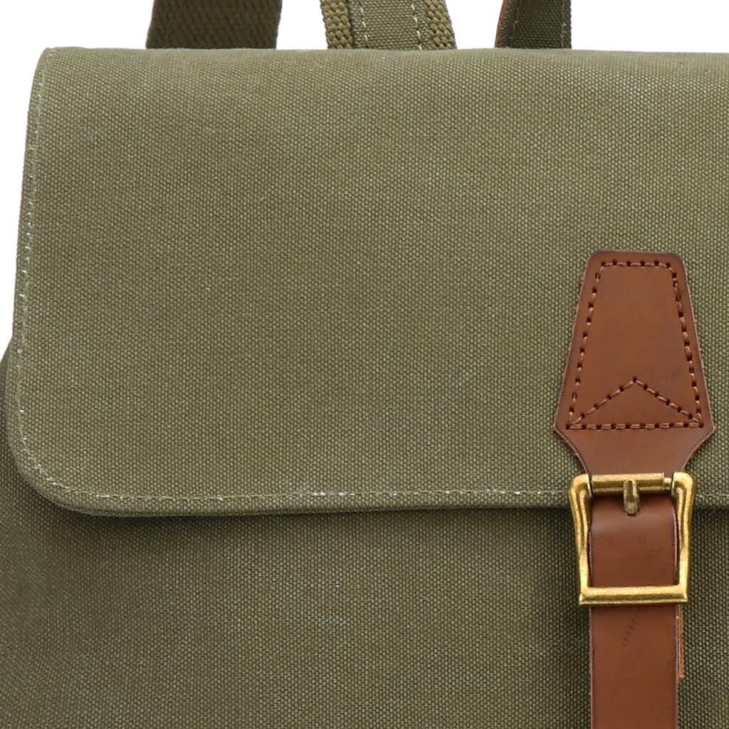 Kanvas Kumaş Kadın Sırt Çantası Smart Bags 1329 Haki