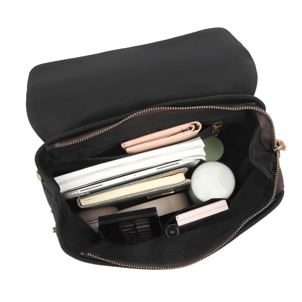 Kanvas Kumaş Kadın Sırt Çantası Smart Bags 1329 Haki