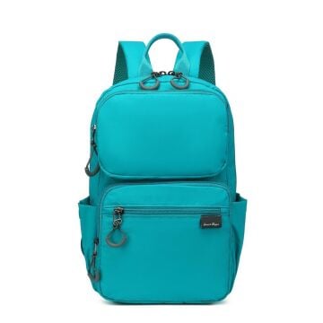 Smart Bags Ekstra Hafif Kumaş Uniseks Sırt Çantası 3142 Turkuaz