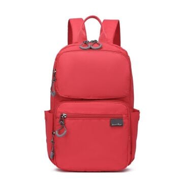 Smart Bags Ekstra Hafif Kumaş Uniseks Sırt Çantası 3142 Kırmızı