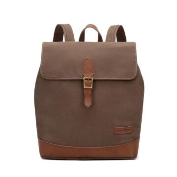 Kanvas Kumaş Kadın Sırt Çantası Smart Bags 1329 A.Kahve
