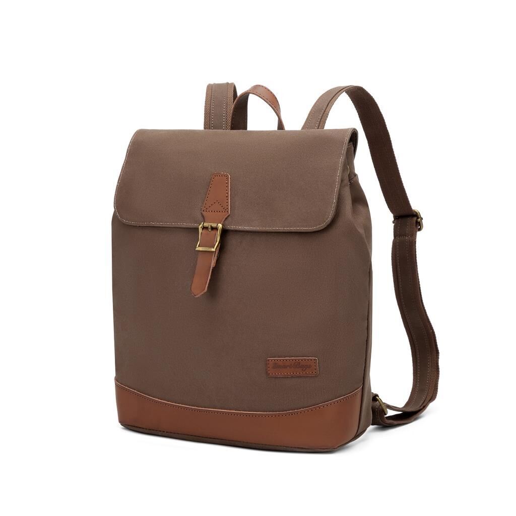 Kanvas Kumaş Kadın Sırt Çantası Smart Bags 1329 A.Kahve