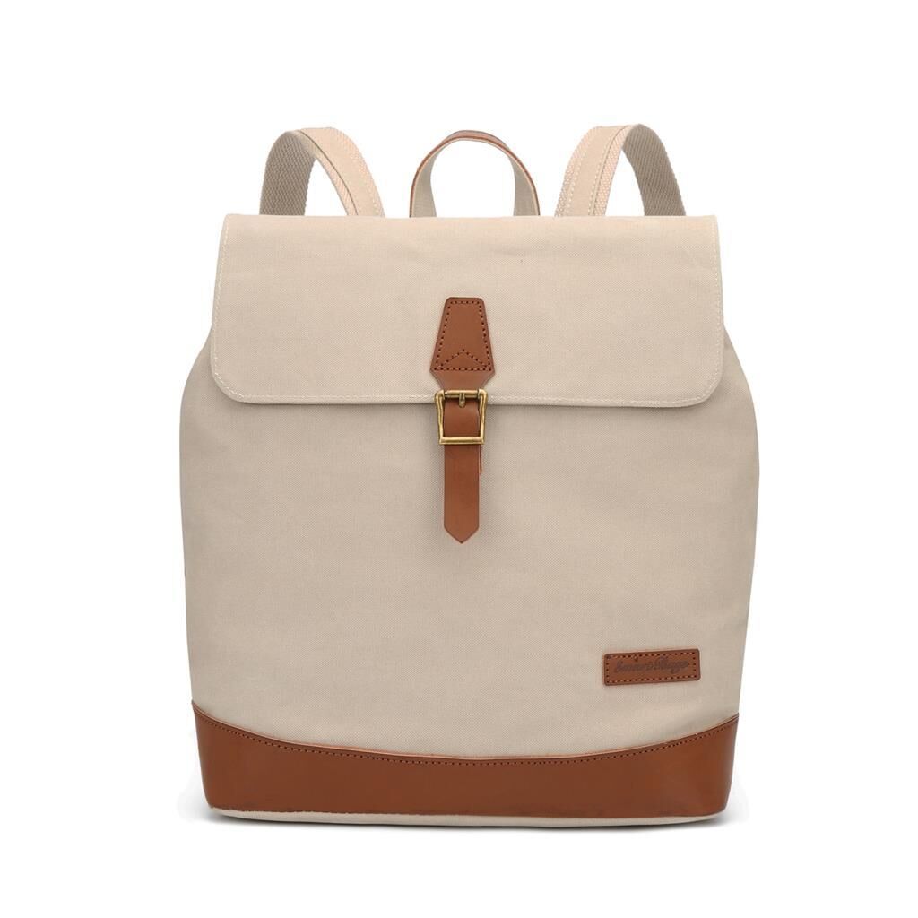 Kanvas Kumaş Kadın Sırt Çantası Smart Bags 1329 Bej