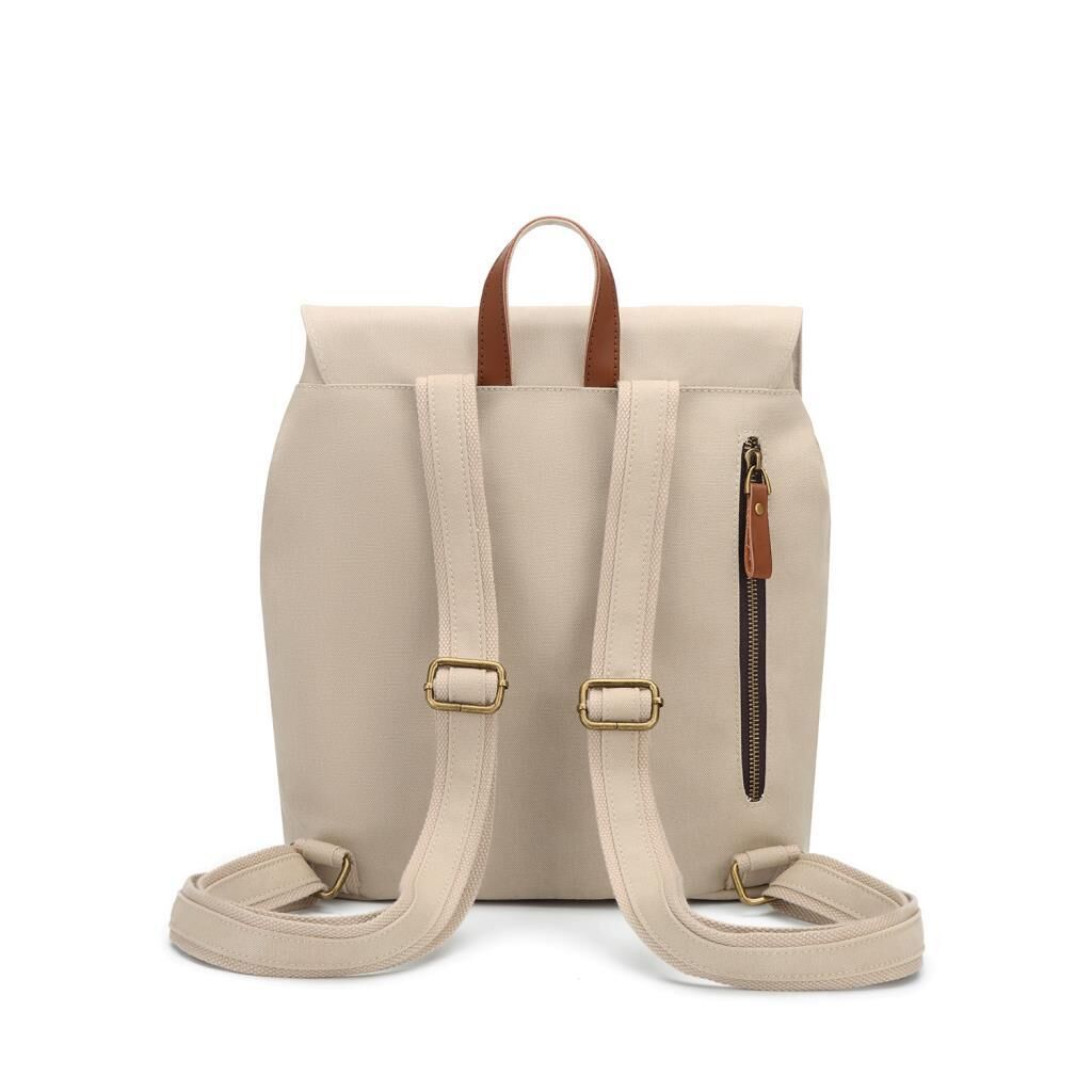 Kanvas Kumaş Kadın Sırt Çantası Smart Bags 1329 Bej