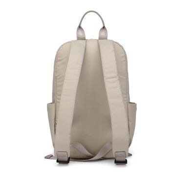 Smart Bags Ekstra Hafif Kumaş Uniseks Sırt Çantası 3142 Bej
