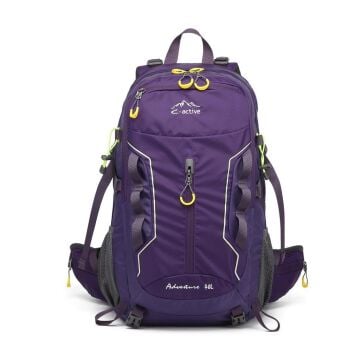 C-Active 40 Litre Kamp Seyahat Outdoor Dağcı Sırt Çantası 8696 Mor