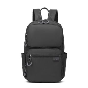 Smart Bags Ekstra Hafif Kumaş Uniseks Sırt Çantası 3142 01 Siyah