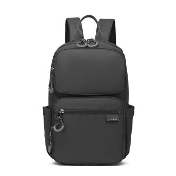 Smart Bags Ekstra Hafif Kumaş Uniseks Sırt Çantası 3142 01 Siyah