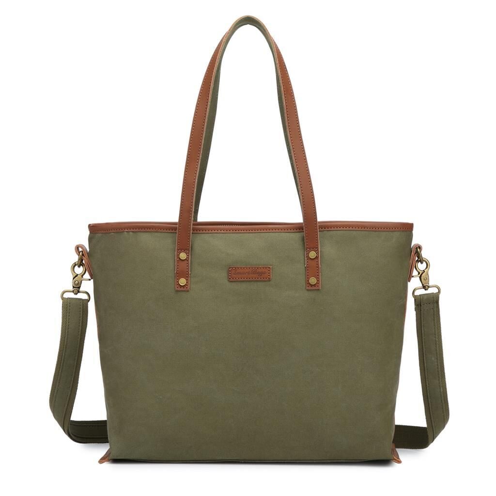 Kanvas Kumaş Kadın Omuz Çantası Smart Bags 1330 Haki