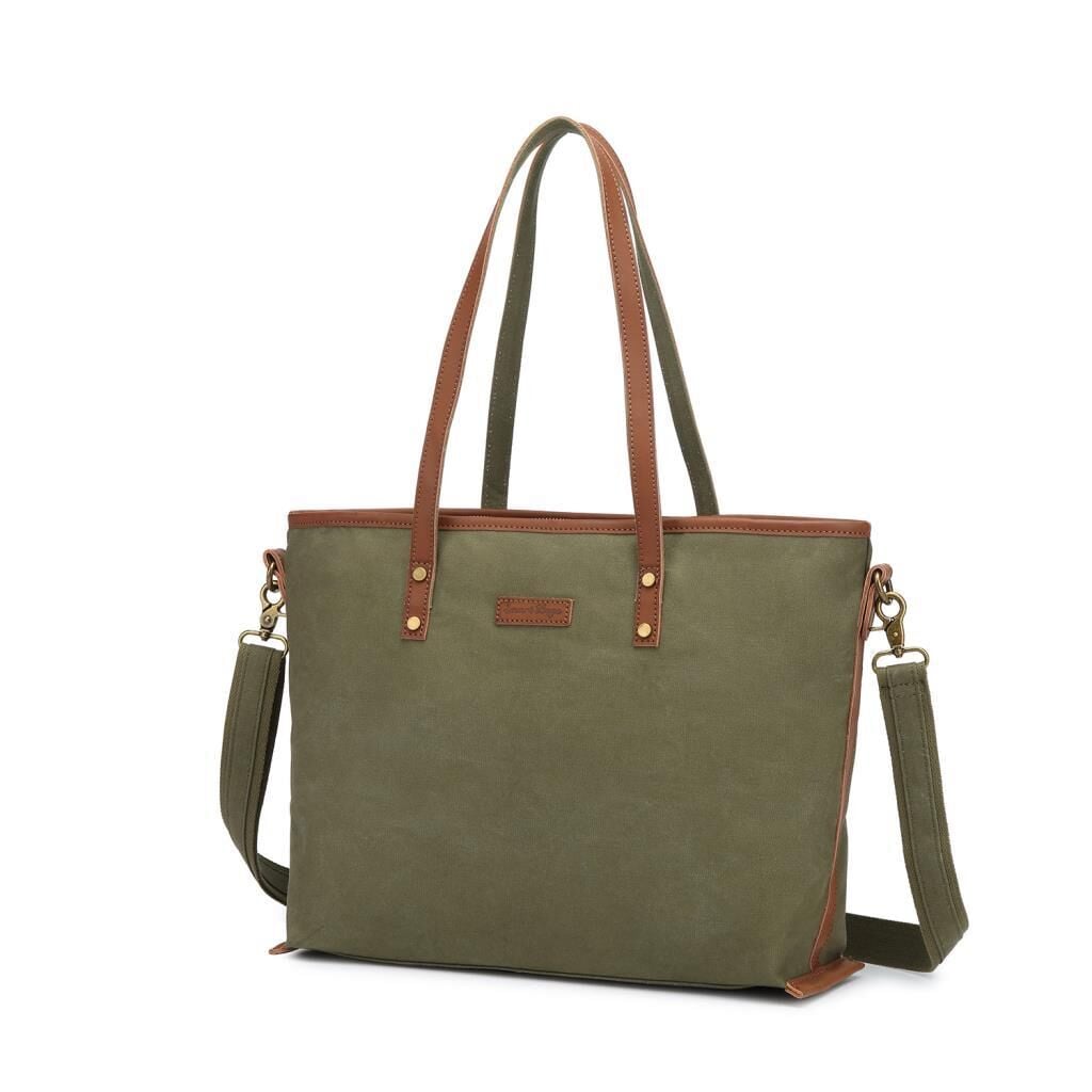 Kanvas Kumaş Kadın Omuz Çantası Smart Bags 1330 Haki