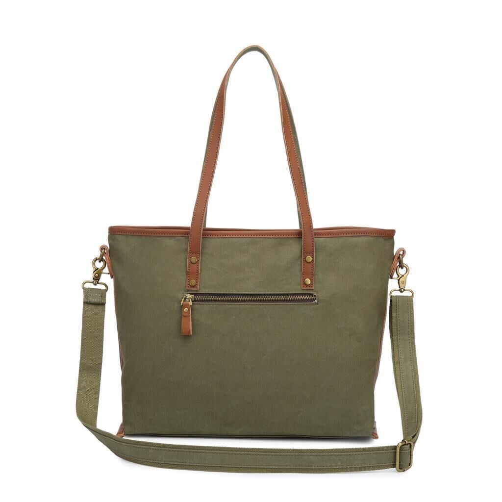 Kanvas Kumaş Kadın Omuz Çantası Smart Bags 1330 Haki