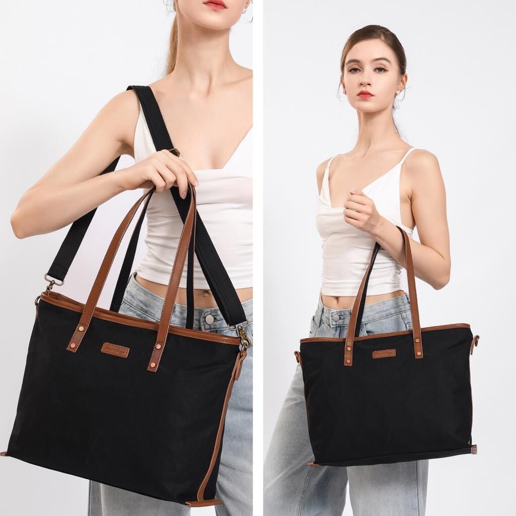 Kanvas Kumaş Kadın Omuz Çantası Smart Bags 1330 Bej