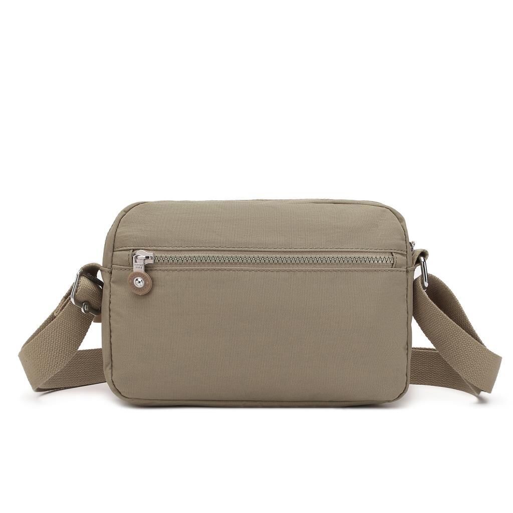 Smart Bags Postacı Kadın Çantası Krinkıl Kumaş 3166 Camel