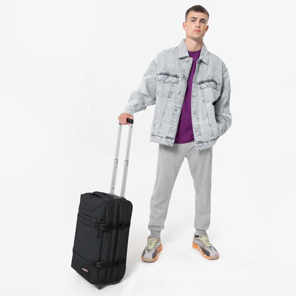 Eastpak Transit'r S Kabin Boy Çekçekli Tekerlekli Valiz 008