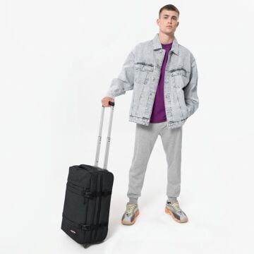 Eastpak Transit'r S Kabin Boy Çekçekli Tekerlekli Valiz 008
