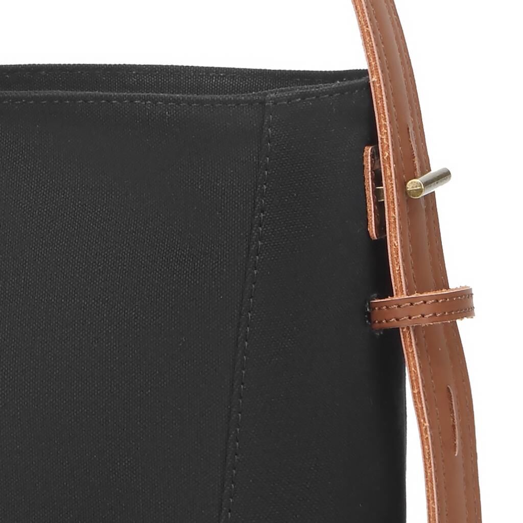 Kanvas Kumaş Kadın Omuz Çantası Smart Bags 1331 Siyah