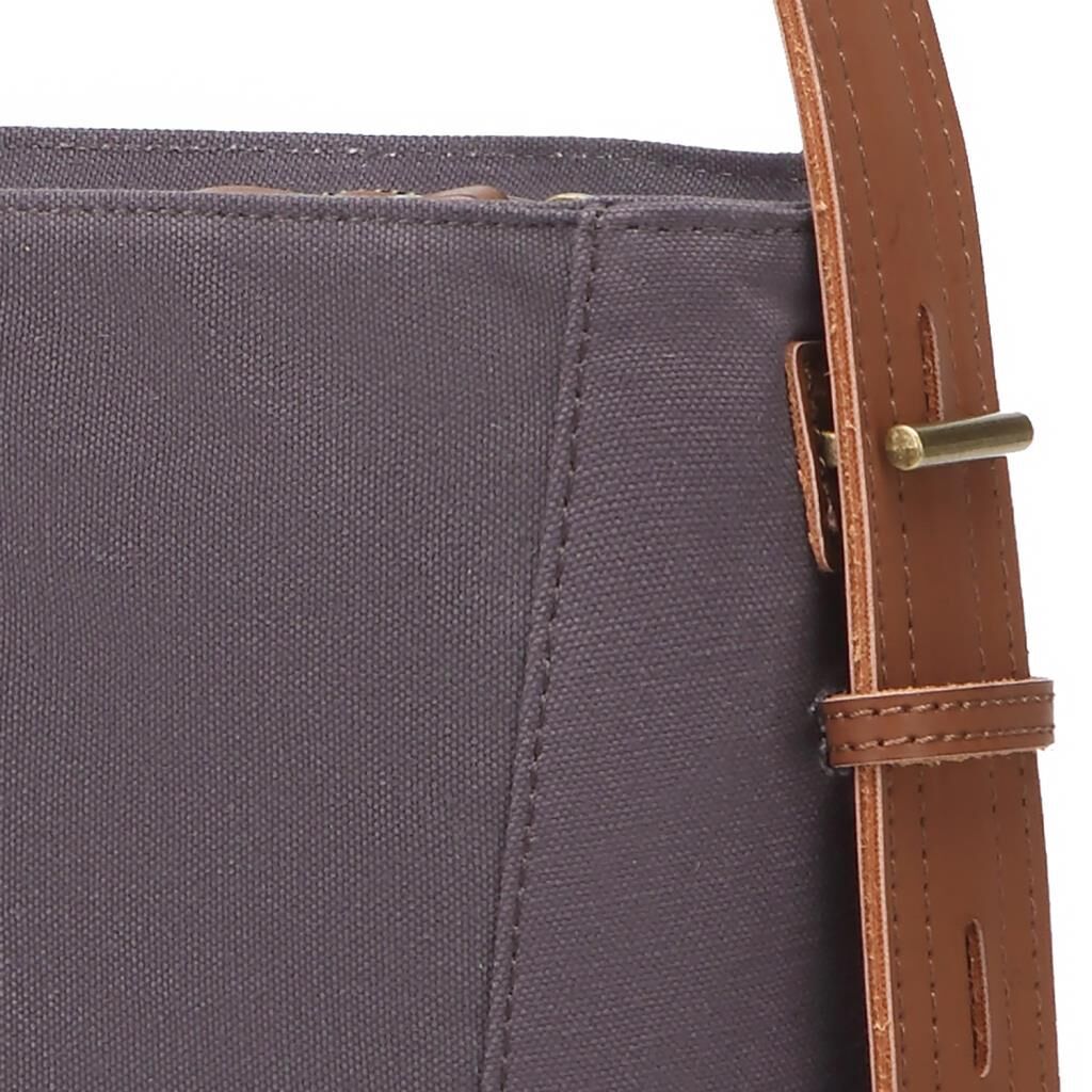 Kanvas Kumaş Kadın Omuz Çantası Smart Bags 1331 Kahve
