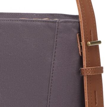 Kanvas Kumaş Kadın Omuz Çantası Smart Bags 1331 Kahve