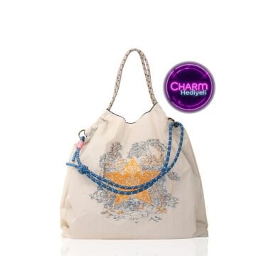 Orta Boy Günlük veya Plaj için Kadın Çantası 21-K Barcelona İlkbahar