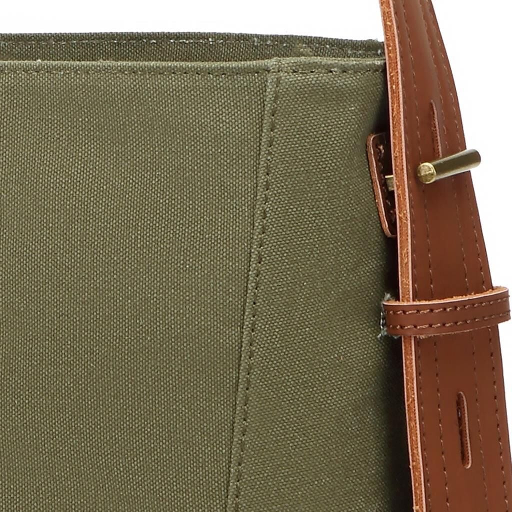 Kanvas Kumaş Kadın Omuz Çantası Smart Bags 1331 Haki