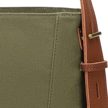 Kanvas Kumaş Kadın Omuz Çantası Smart Bags 1331 Haki
