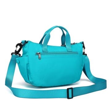 Smart Bags Ekstra Hafif Kumaş Kadın Postacı Çantası 3136 Turkuaz