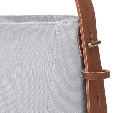 Kanvas Kumaş Kadın Omuz Çantası Smart Bags 1331 A.Gri
