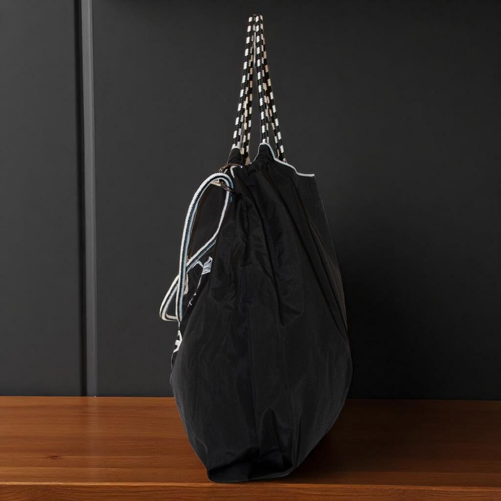 Orta Boy Günlük veya Plaj için Kadın Çantası 21-K Barcelona Coal (Siyah)