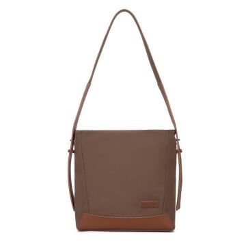 Kanvas Kumaş Kadın Omuz Çantası Smart Bags 1331 A.Kahve