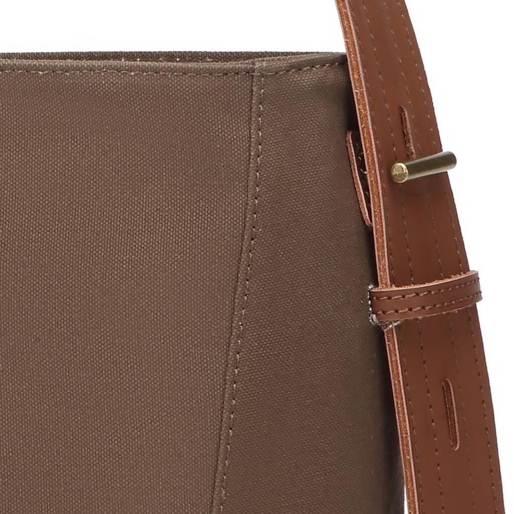 Kanvas Kumaş Kadın Omuz Çantası Smart Bags 1331 A.Kahve