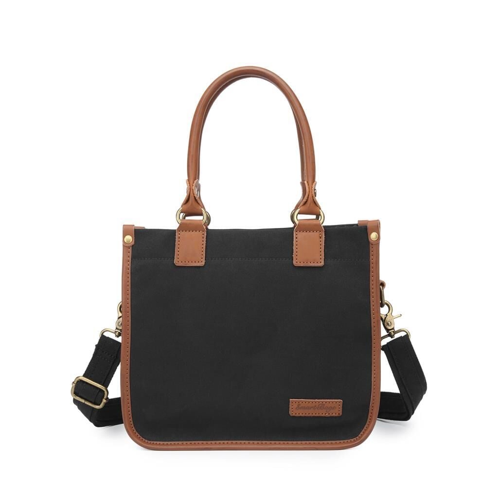 Kanvas Kumaş Kadın Çantası Elden Tutmalı Smart Bags 1333 Siyah