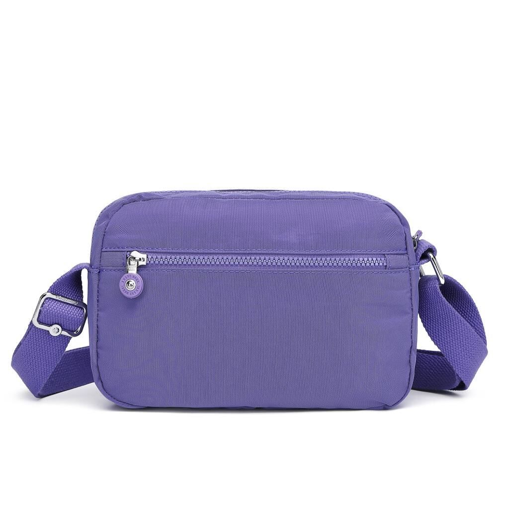 Smart Bags Postacı Kadın Çantası Krinkıl Kumaş 3166 Mor