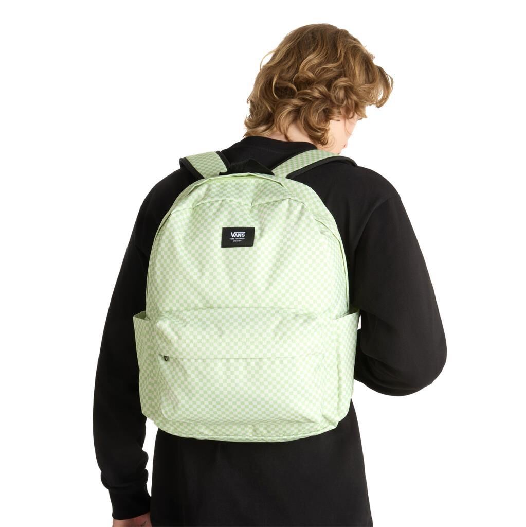 Vans Sırt Çantası Old Skool Check Damalı Shadow Lime VN000H4XCLH1