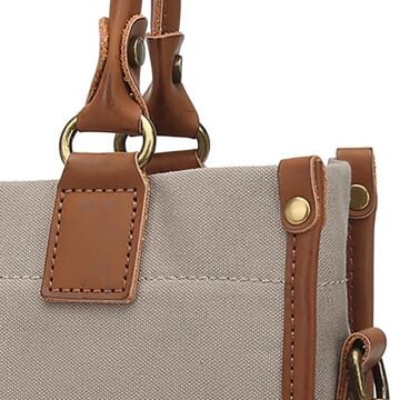 Kanvas Kumaş Kadın Çantası Elden Tutmalı Smart Bags 1333 Gri
