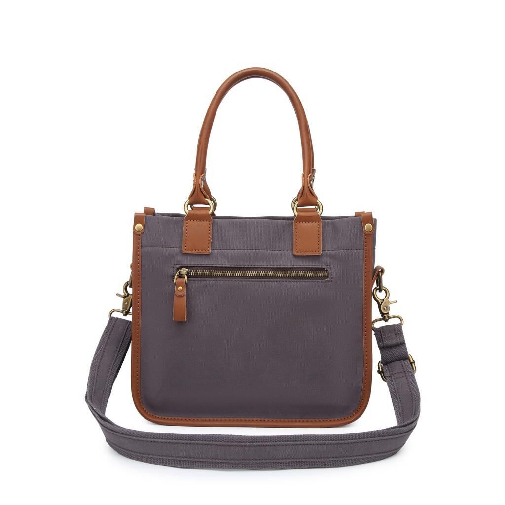 Kanvas Kumaş Kadın Çantası Elden Tutmalı Smart Bags 1333 Kahve