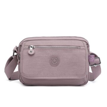 Smart Bags Postacı Kadın Çantası Krinkıl Kumaş 3166 Ten
