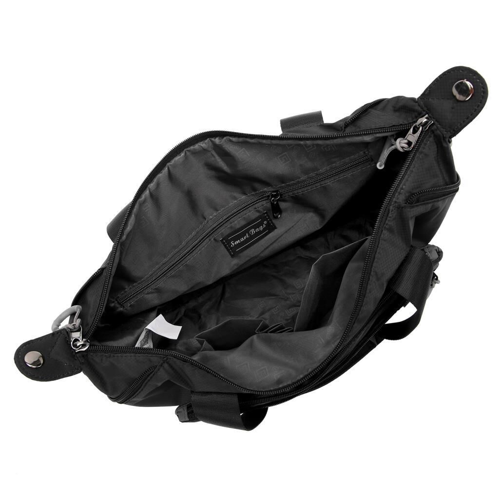 Smart Bags Ekstra Hafif Kumaş Kadın Omuz Çantası 3139 Kahve
