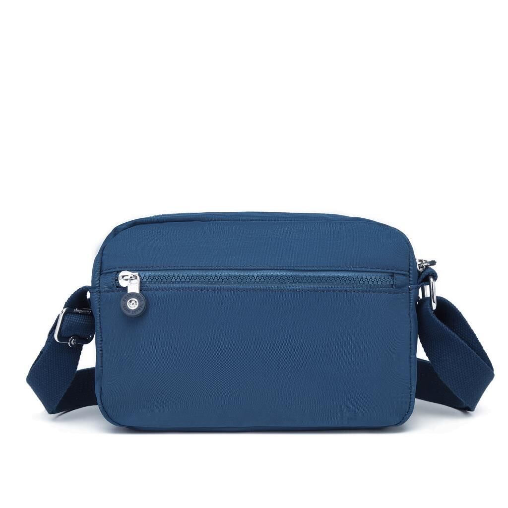 Smart Bags Postacı Kadın Çantası Krinkıl Kumaş 3166 Lacivert